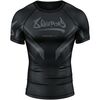 8 WEAPONS Rashguard Short Sleeve - Shift, Size: 2XL, Colour: Schwarz