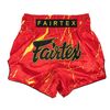 Muay Thai Shorts Fairtex Inferno, Size: M, Colour: Rot