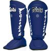 Shin guards Fairtex SP7 Twister Detachable, Size: L, Colour: Blue