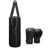 Junior Boxing Set - Punch Bag 60 cm + Boxing Gloves 6 oz, Colour: Schwarz, Additional Weight: 8 kg, Length: 0.6m
