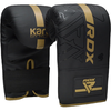 Boxing Bag Mitts F6 Matte Golden, Colour: Gold