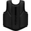 Chest Guard F6 Matte Black-L/XL, Colour: Schwarz, Size: L-XL
