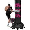 Freistehender Boxsack Ziel + Boxhandschuhe, Farbe: Pink, Länge: 1.8m