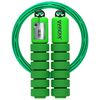 Skipping Rope Kids Plastic Abs Green-10Ft (17583), Colour: Green, Length: 3.10m