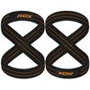 RDX Gym Lifting Cotton Straps, Size: L, Colour: Orange