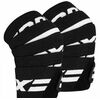Gym Knee Wrap, Size: One Size, Colour: Schwarz