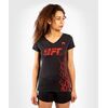 UFC Authentic Fight Week Women's Short Sleeve T-shir, Colour: Schwarz, Size: L