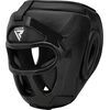 Head Guard Grill T1 Full Black-L, Colour: Schwarz, Size: L