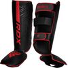 Shin Instep F6 Matte Red-M, Size: M, Colour: Schwarz