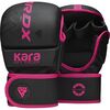 Grappling Gloves Shooter F6 Matte Pink Plus-M/L, Colour: Schwarz, Size: M-L
