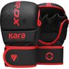 Grappling Gloves Shooter F6 Matte Red Plus-L/XL, Colour: Schwarz, Size: L-XL