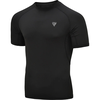 Kompressions-T-Shirt T15 Rashguard mit kurzen Ärmeln, Bekleidungsgrösse: L, Farbe: Schwarz