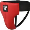 Groin Guard Rex Men Red/Black-L, Size: L, Colour: Rot