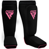 Hosiery Shin Instep Foam Black/Pink-L, Size: L, Colour: Schwarz