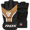 RDX Grappling Gloves Aura Plus T-17 Black Golden-L, Size: L, Colour: Schwarz