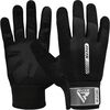 Gym Weight Lifting Gloves W1 Full Black, Size: S, Colour: Schwarz