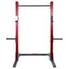 GladiatorFit Rack / Hockerkäfig Stahl Pro Krafttraining Station | Rot 180 CM