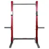 GladiatorFit Rack / Hockerkäfig Stahl Pro Krafttraining Station | Rot 180 CM