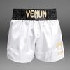 Venum Muay Thai Shorts Classic Schwarz/Weiß/Gold XXL, Bekleidungsgrösse: 2XL, Farbe: Weiss