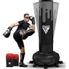 Freistehender Boxsack F9 + Boxhandschuhe, Farbe: Schwarz, Länge: 1.8m