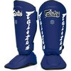 Protèges-Tibias Fairtex SP7 Twister Détachable, Taille: S, Couleur: Bleu