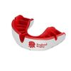 OPRO Paradenti Gold Junior ENGLAND RFU, Taglia: Taglia unica, Colore: Bianco 