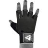 Gym Gloves T2 – Half Finger, Size: M, Colour: Schwarz