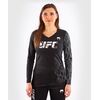 UFC Authentic Fight Week Women's Long Sleeve T-shirt, Colour: Schwarz, Size: L