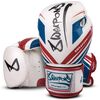 8 WEAPONS Boxing Gloves, Shift, white-navy-red, 10 Oz, Colore: Bianco , OZ: 10oz