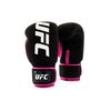 UFC PRO Washable Boxing Gloves &ndash; Black/Pink &ndash; L, Size: L, Colour: Rosa, OZ: 14oz