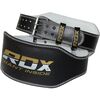 RDX 6 Inch Padded Leather Weightlifting Fitness Gym Belt, Size: 2XL, Colour: Schwarz