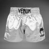 Venum Classic Muay Thai Shorts Silver/Black XL, Taglia: XL, Colore: Argento