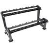 Steel storage rack for 12 dumbbells