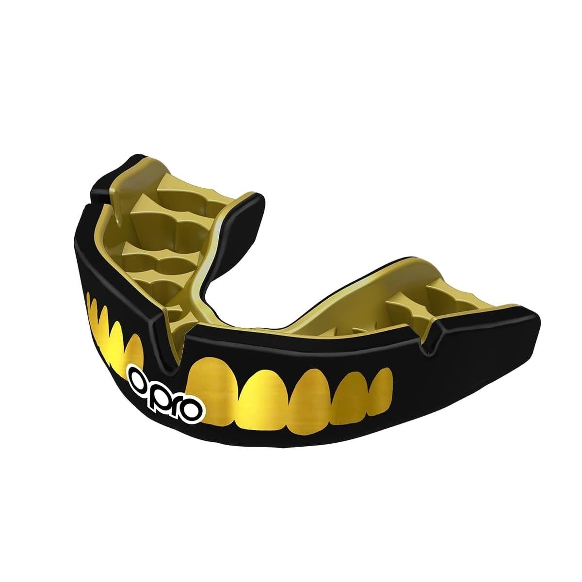 Mouthguard Instant Custom Fit OPRO Teeth – Black/Gold