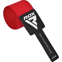 RDXHW-IBA-1R-2.5-Boxing Hand Wraps RDX IBA-1 Red 2.5m