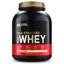 Gold Standard 100% Whey 2.3kg Optimum Nutrition | Baunilha