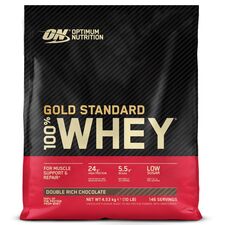 Gold Standard 100% Whey 4.53kg Optimum Nutrition | Double Chocolate