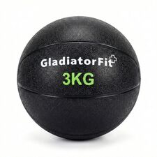 Ballon lesté Médecine Ball en caoutchouc résistant "Medicine Ball" | 3 KG