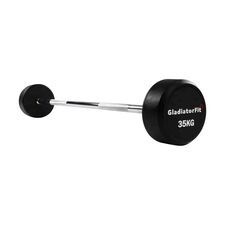 Long Rubber Dumbbell | 35 KG
