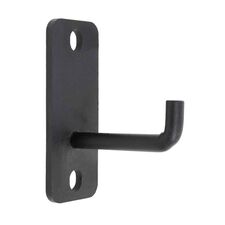 Single steel hook for rack, rig or wall