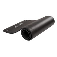 Yoga gym fitness mat NBR 180x60x1cm with eyelets