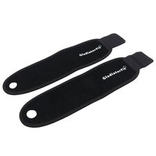 Hand Grips" neoprene wrist guards for athletes (set of 2), Colour: Schwarz