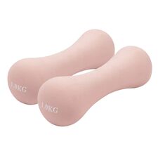 Mini neoprene dumbbells for bodybuilding and fitness (set of 2) | 2 x 1 KG