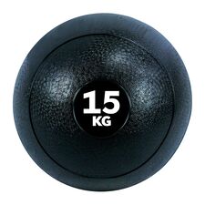 Slam Ball" rubber weighted fitness ball | 15 KG, Colour: Schwarz, Additional Weight: 15 kg