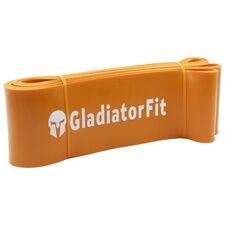 Bande de résistance élastique en latex GladiatorFit | Orange, Taille: 2XL, Couleur: Orange