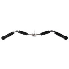 Steel pull-up bar for pulley curl