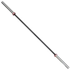 Barbell" aluminium bar 220cm Ø 50mm + 2 disc stops | 15 KG, Additional Weight: 15 kg