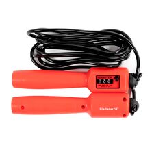Plastic skipping rope with mechanical counter