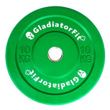 GL-7649990879581-Olympic color disc with rubber coating &#216; 51mm | 10 KG