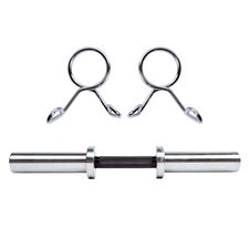 Hantelstange "Loadable Dumbbell" Ø 50mm + 2 Scheibenstopper GladiatorFit | 52 CM